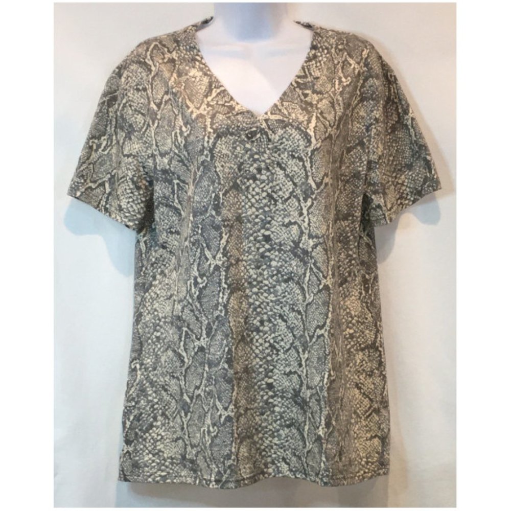 NEW Crazy Train Snake Print Tee